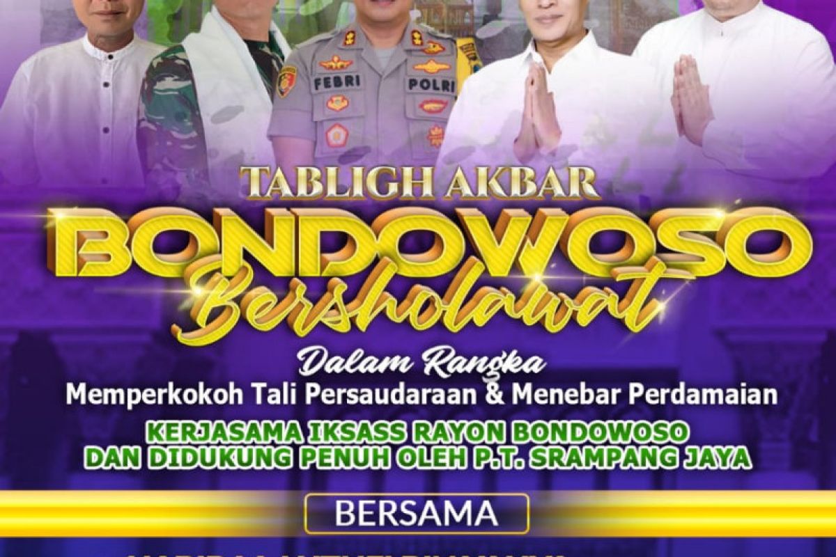 Pemkab Bondowoso gelar selawatan dinginkan suasana jelang pemilu