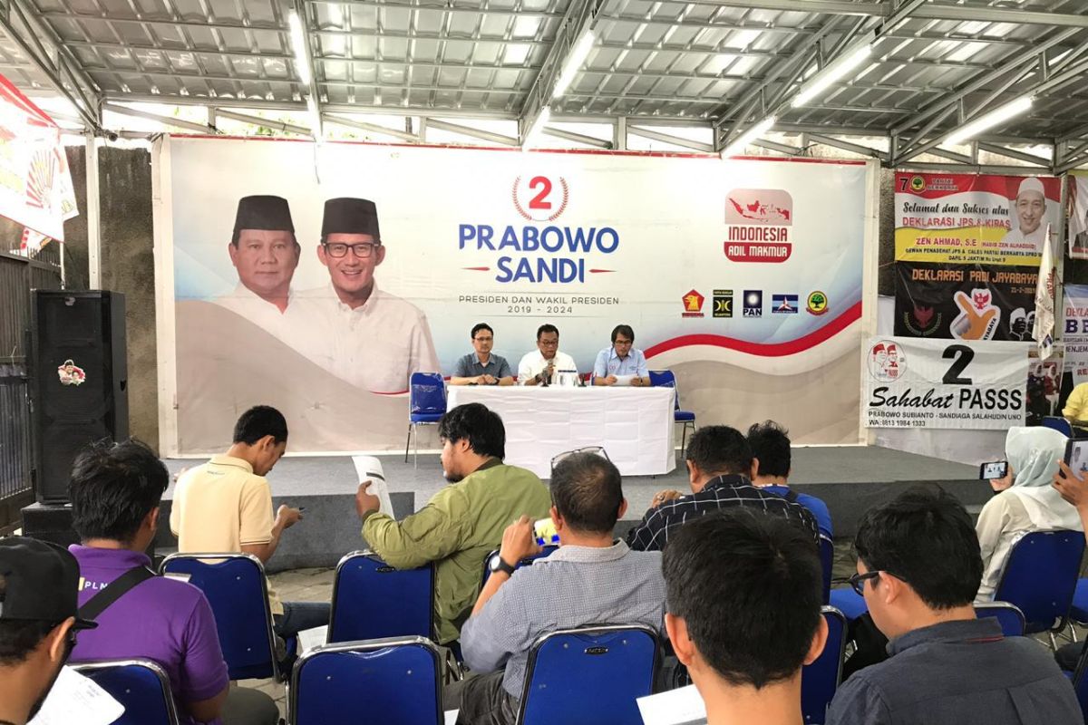 Sekretariat Nasional Prabowo-Sandi tentang DPT Pemilu 2019