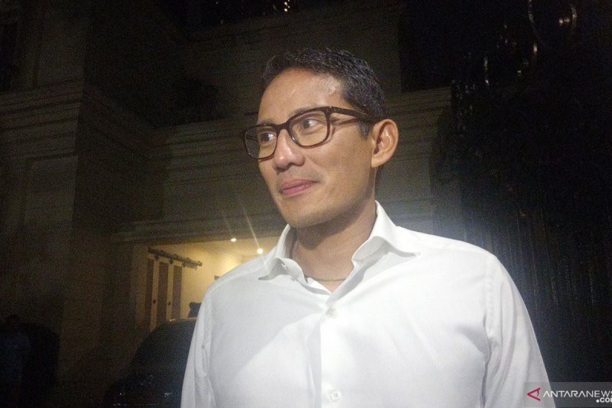 Sandiaga Uno mengucapkan terima kasih kepada Ma'ruf Amin