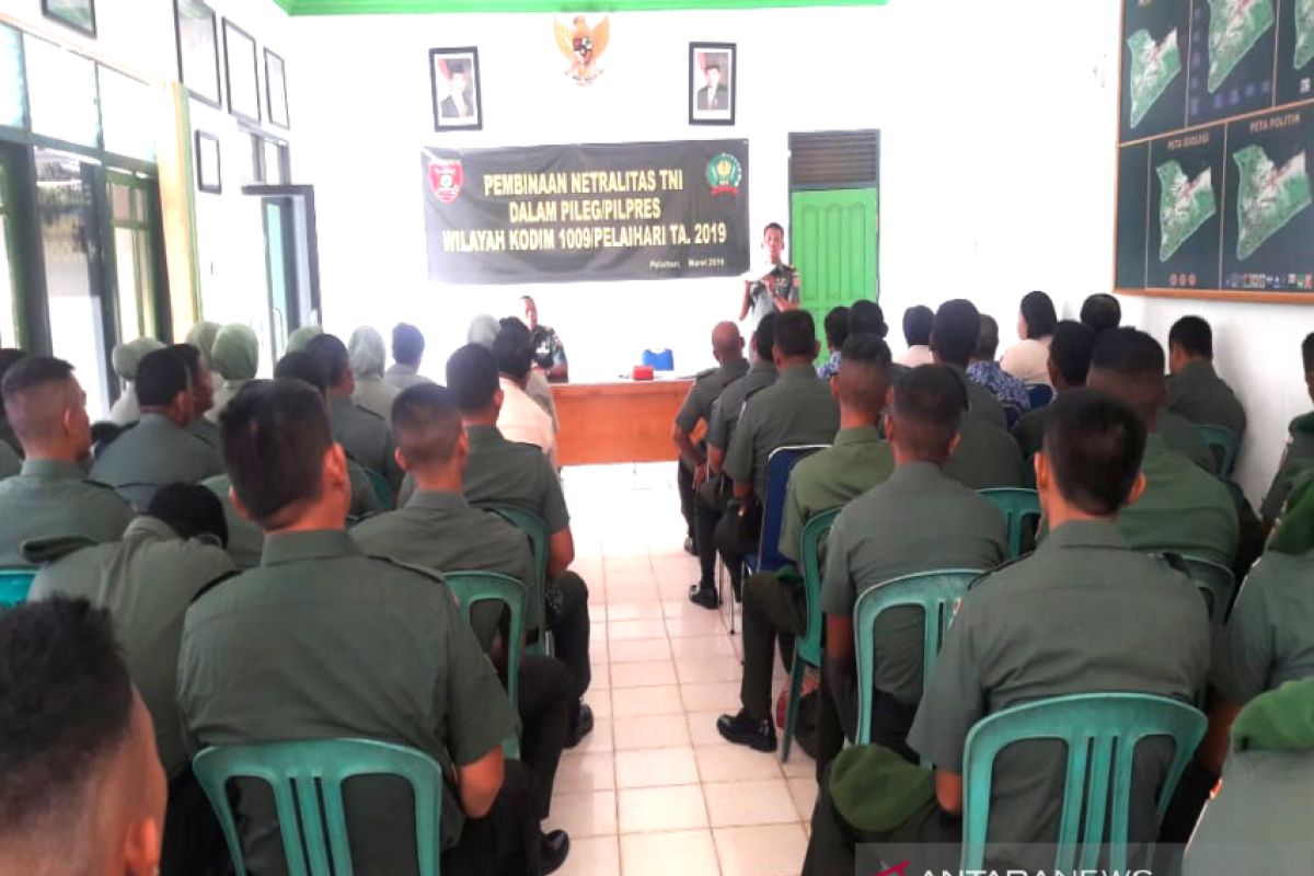 Kodim Pelaihari gelar pembinaan mental TNI