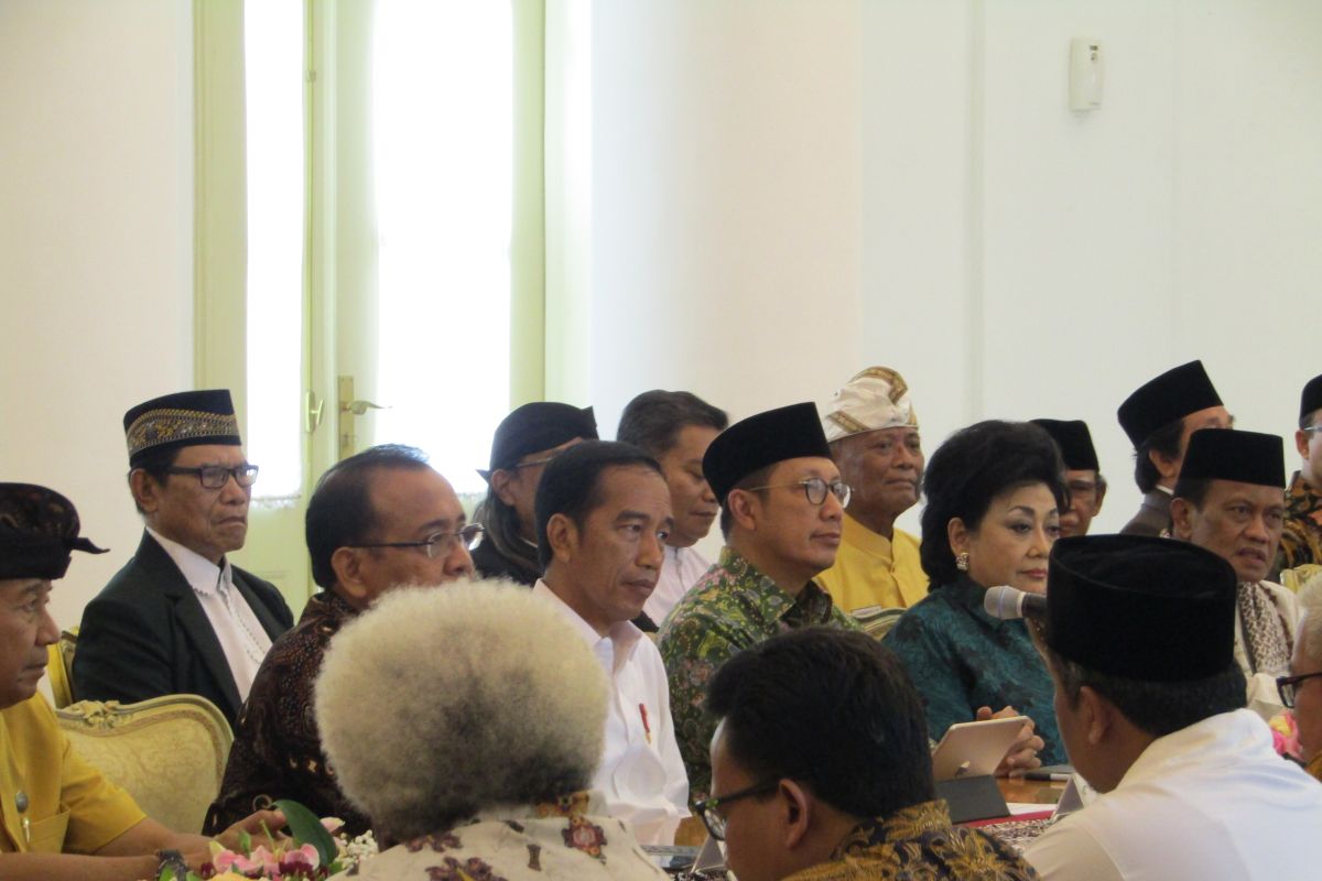 Jokowi terima perwakilan Asosiasi FKUB di Istana Bogor