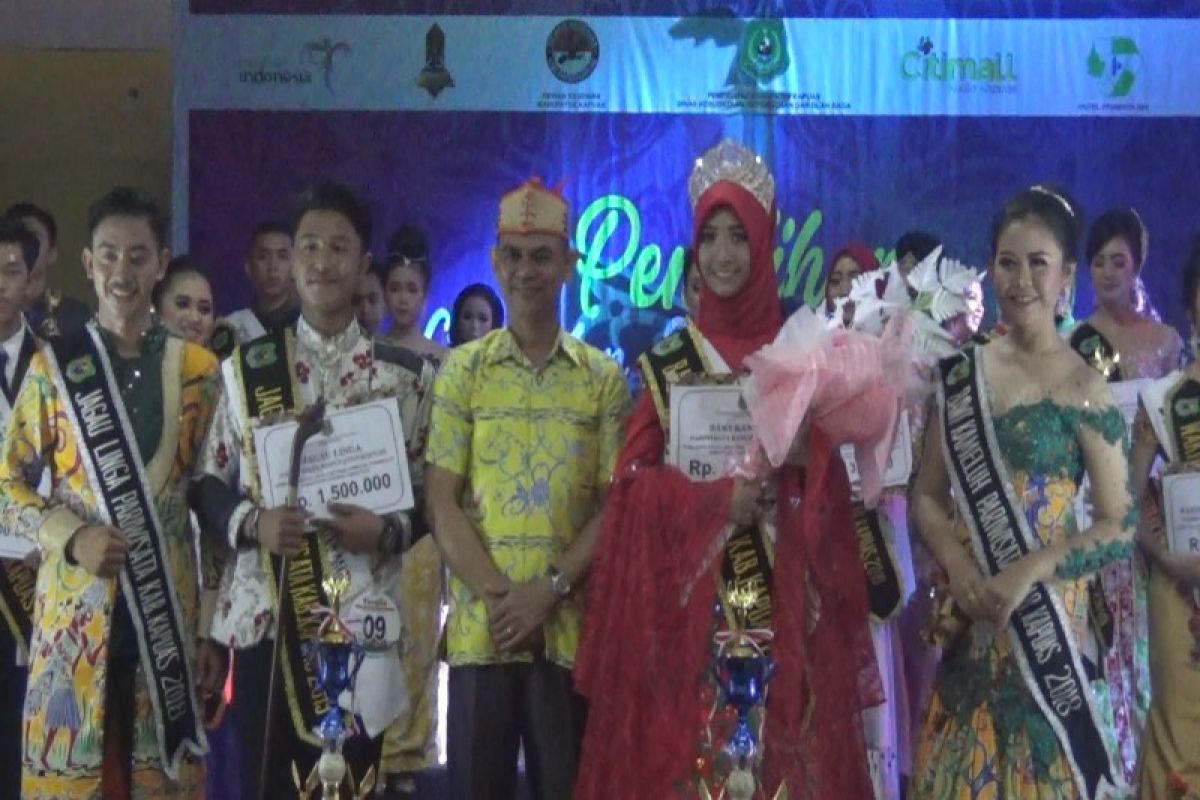 Rian dan Ayu terpilih menjadi Duta Pariwisata Kapuas tahun 2019