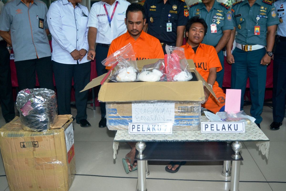 Bea Cukai Juanda gagalkan penyelundupan sabu-sabu dari luar negeri