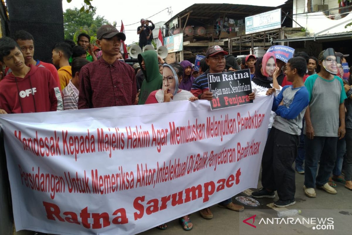 Aktor intelektual hoaks Ratna Sarumpaet didesak ditangkap