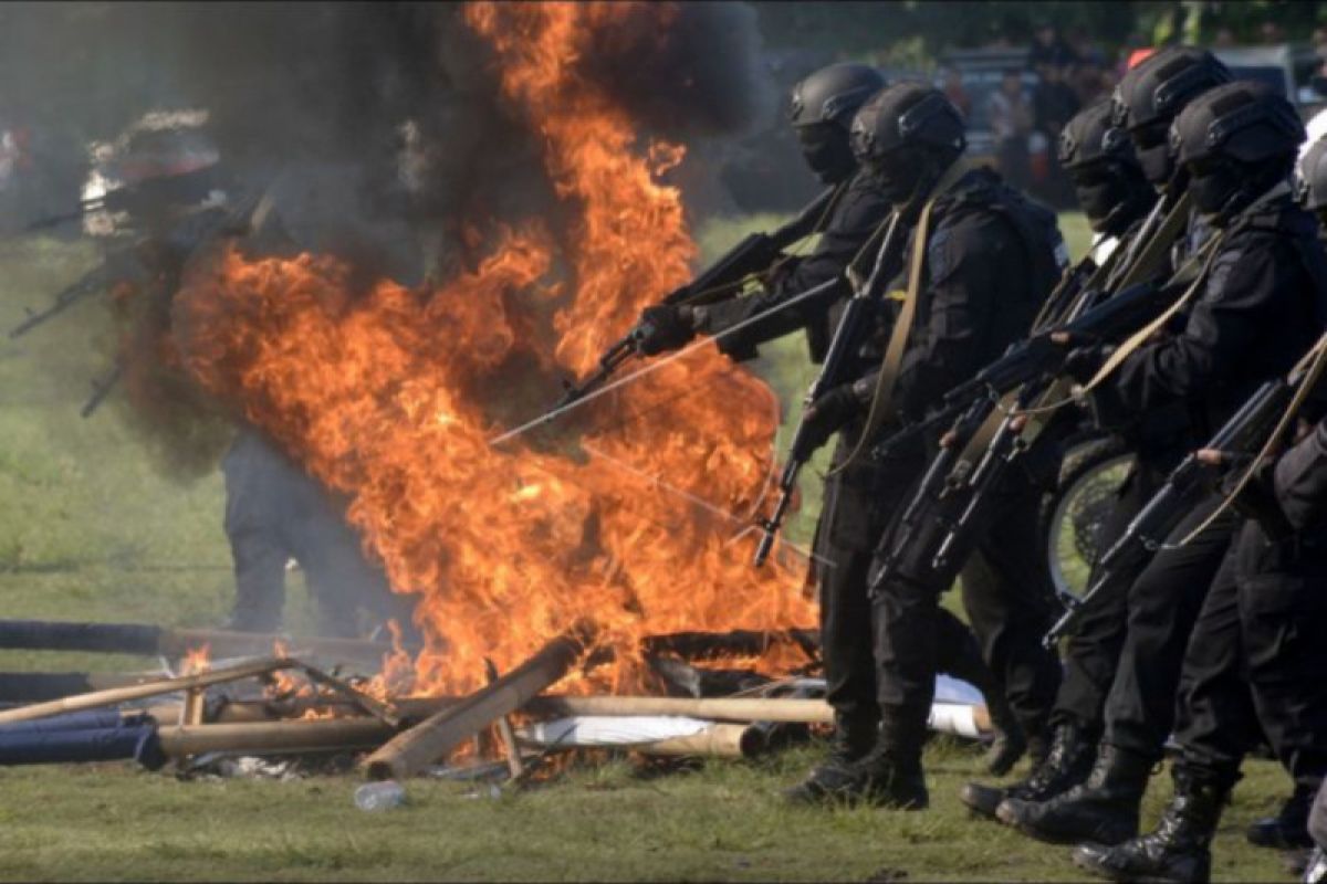 Polisi Tangerang tembak di tempat  pengacau Pemilu