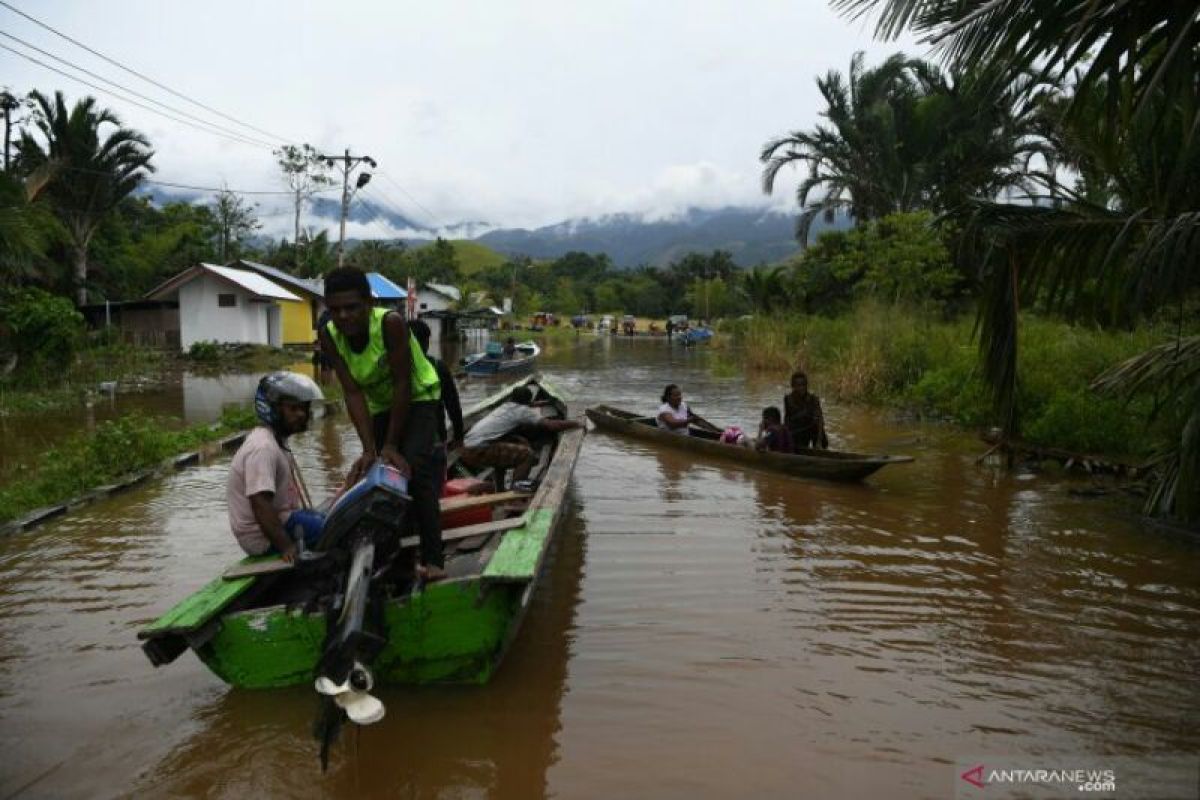 Jumlah pengungsi akibat banjir bandang di Jayapura capai 9.691 orang