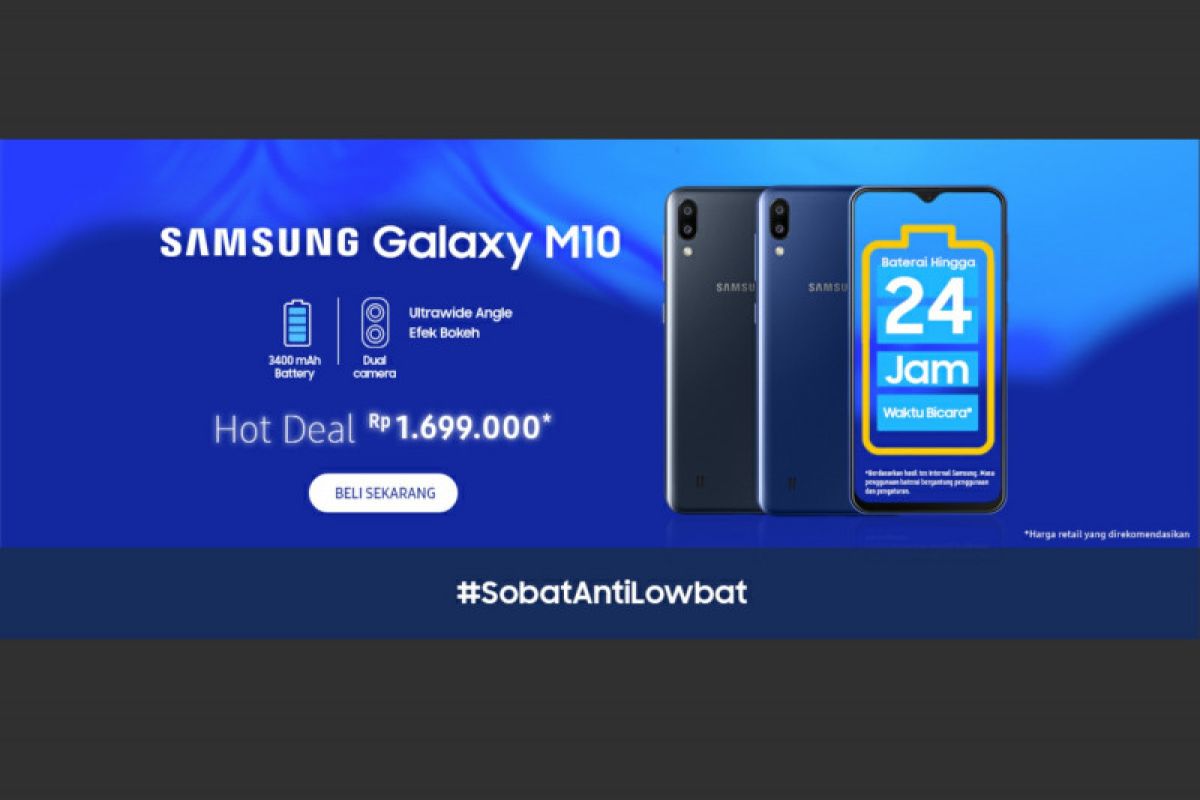 Samsung luncurkan Galaxy M10, dijual mulai 27 Maret
