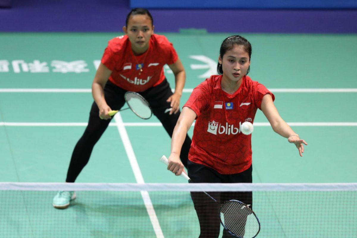 Kalahkan pasangan asal China Della/Rizki lolos ke perempat final