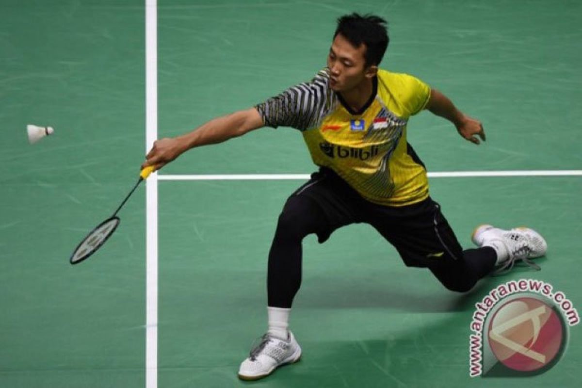 Dua tunggal putra Indonesia terhenti Singapore Open