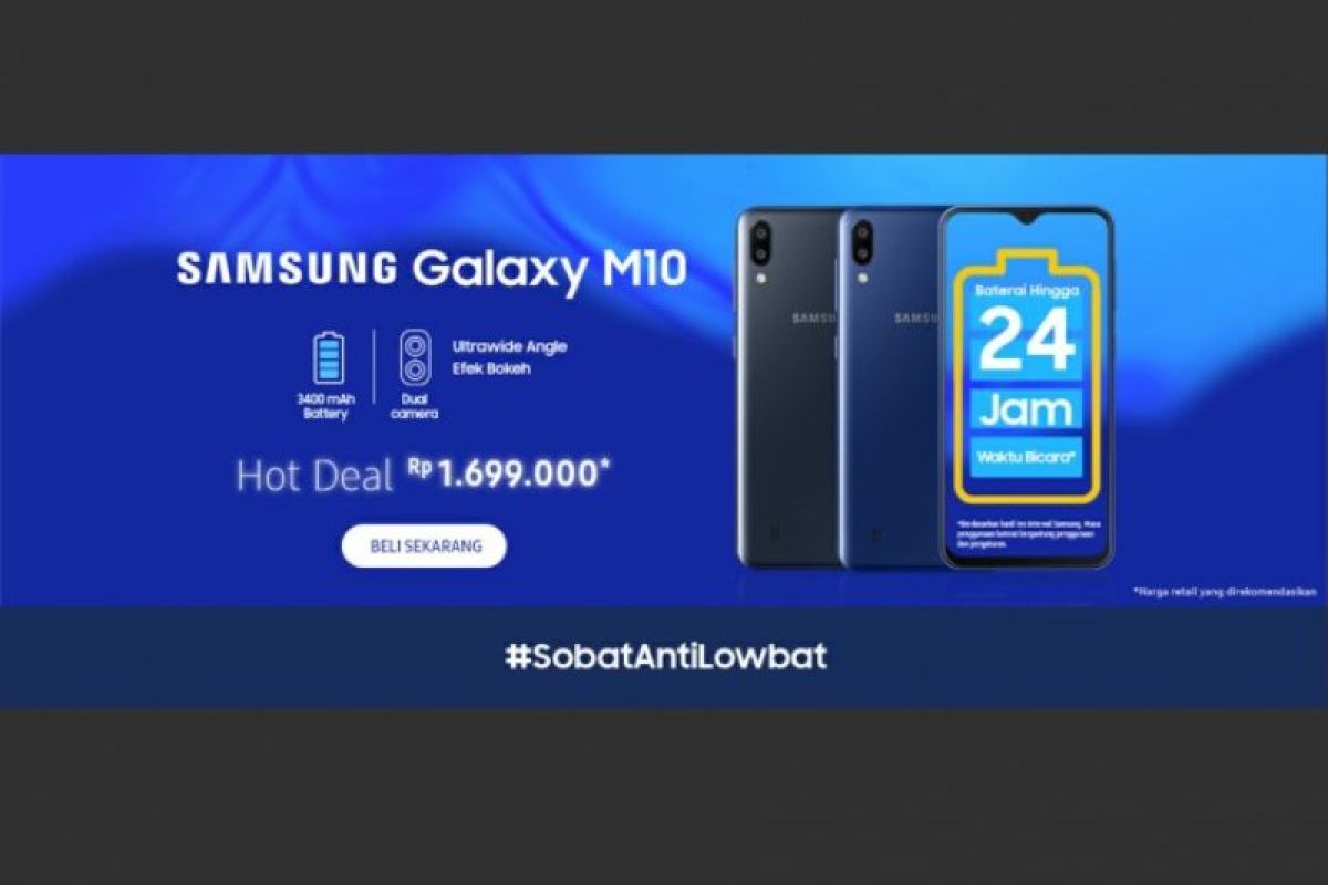 Kapan mulai penjulan Samsung Galaxy M10 di Indonesia?