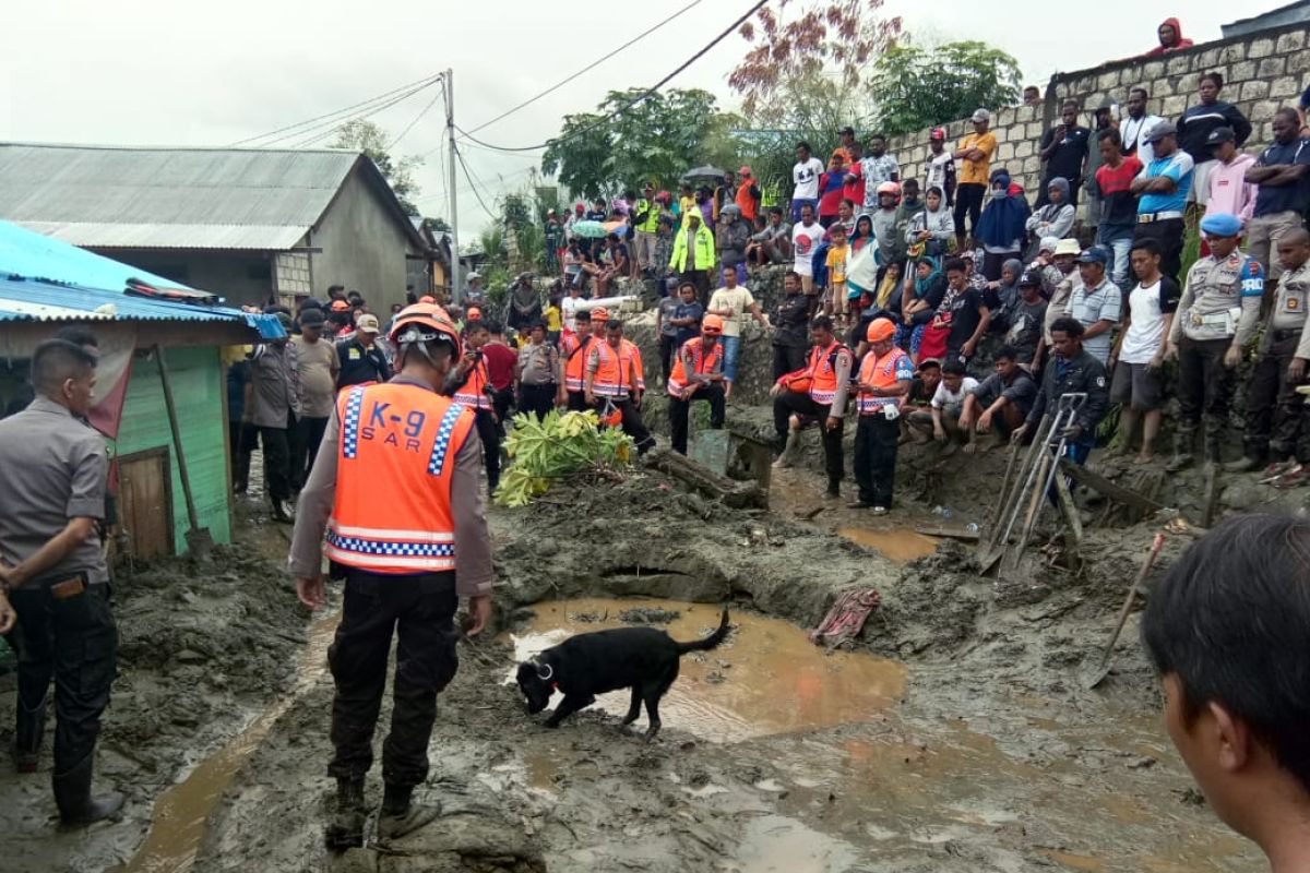 Tim K-9 temukan 15 korban banjir bandang Kabupaten Jayapura