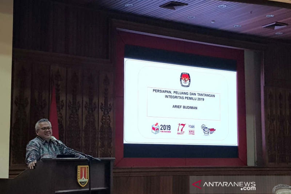 Ketua KPU RI: kesiapan pemilu sudah 80 persen