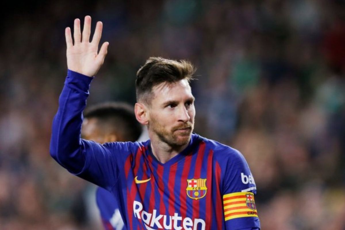 Dapatkan aplaus dari suporter Real Betis, Messi mengaku senang