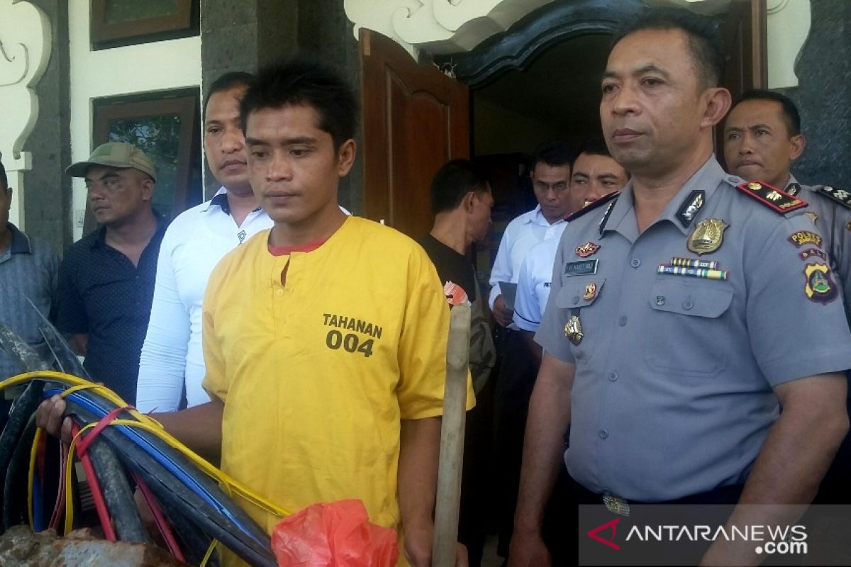 Polisi ringkus nelayan pencuri kabel