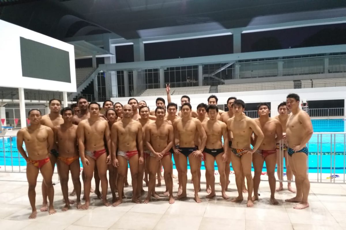 Tim polo air Indonesia latihan lawan Jepang jelang SEA Games 2019