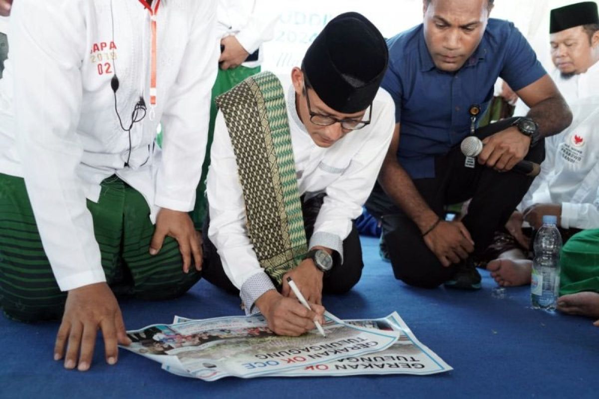 Sandiaga Uno tetap optimistis meski kalah dalam lima survei