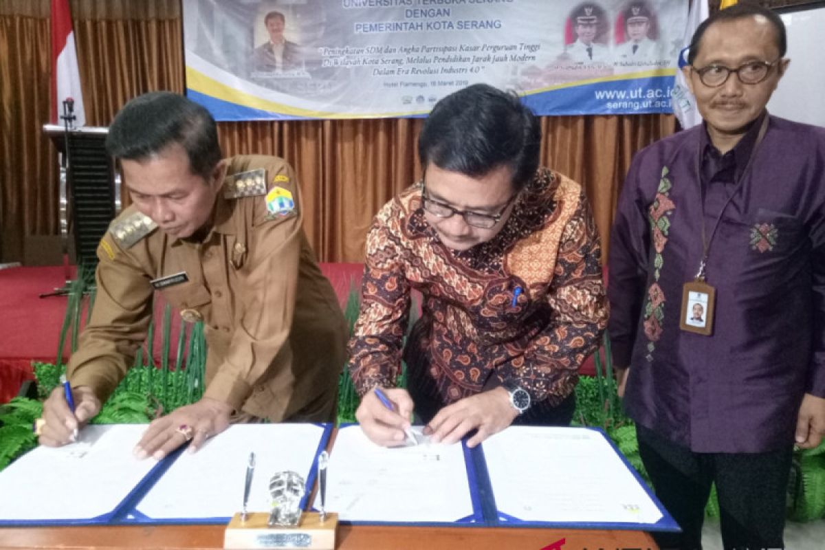 Pemkot Serang gandeng  UT tingkatkan kualitas SDM