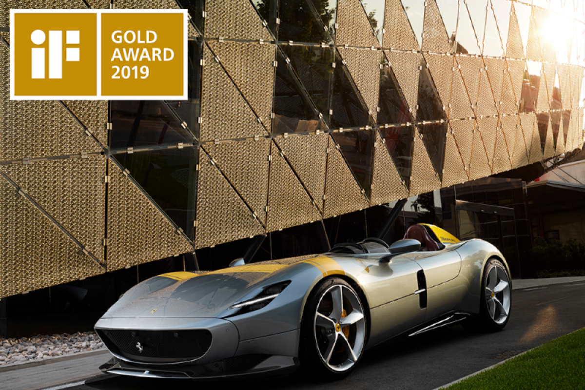 Ferrari Monza SP1 raih penghargaan desain Gold Award