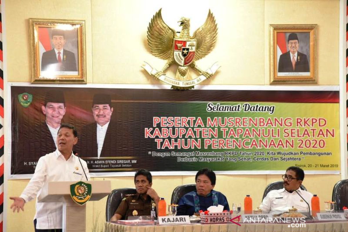 Pemkab Tapsel gelar Musrembang RKPD 2020