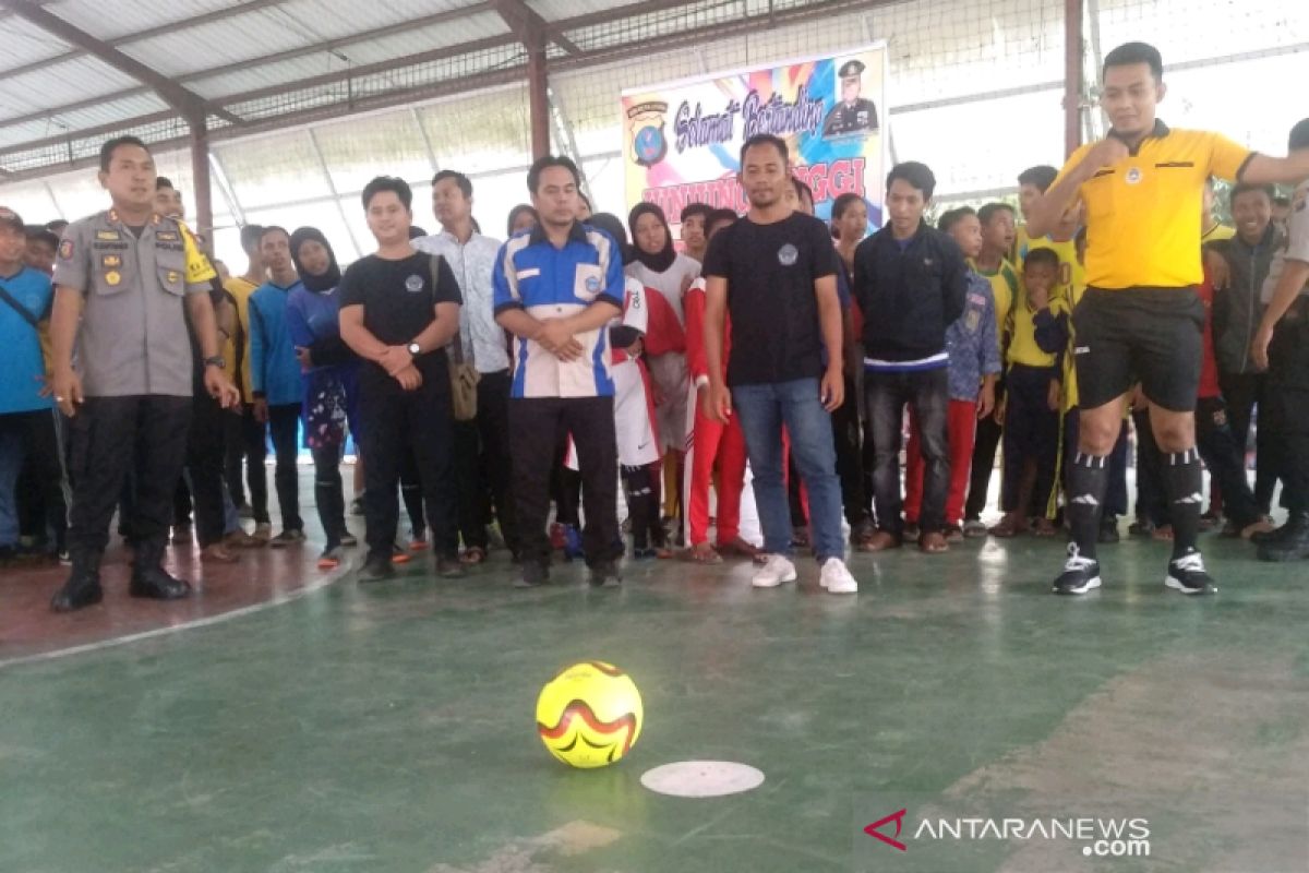 Kapolres berharap tim Futsal Asahan juara di Kapoldasu Cup 2019