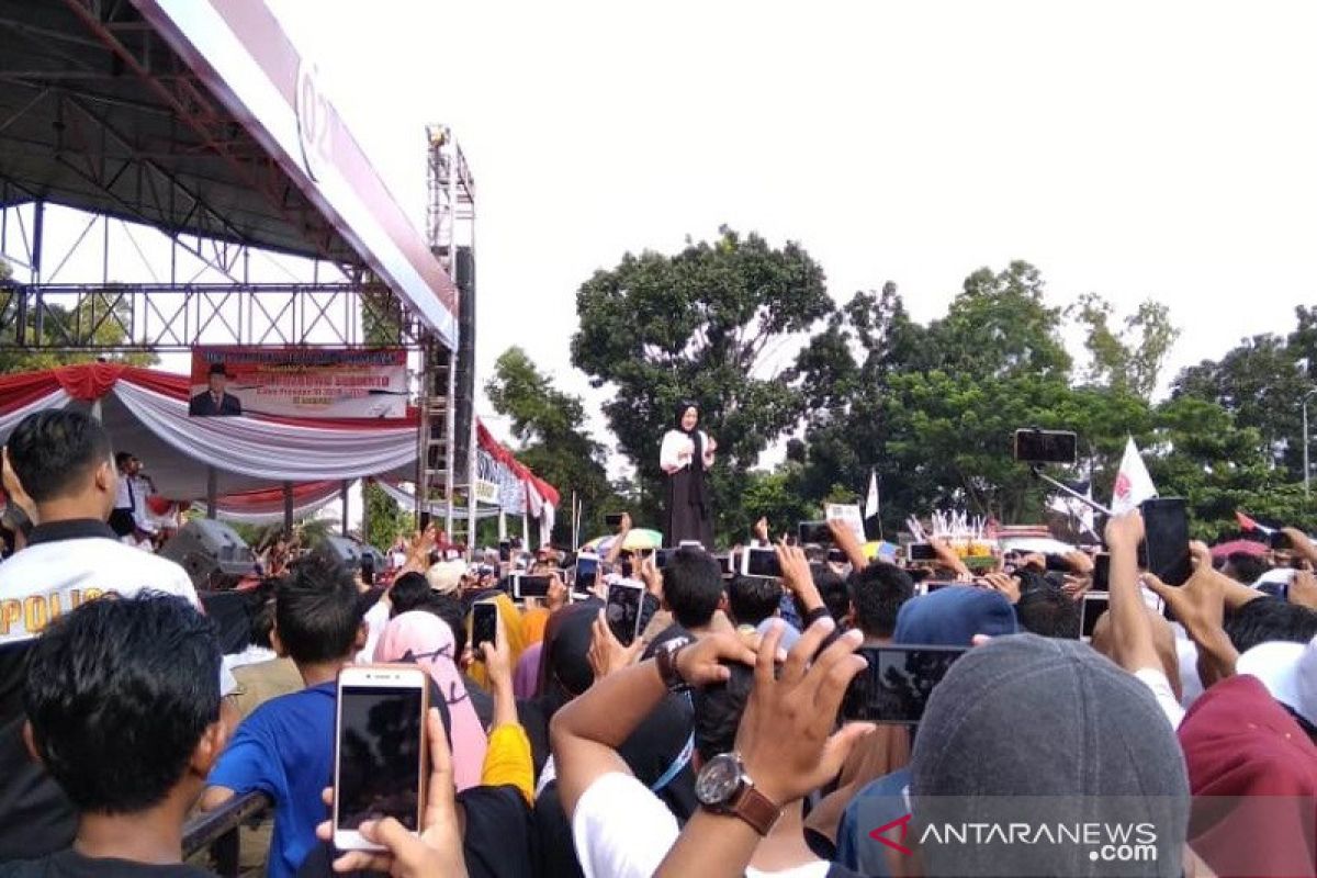 Prabowo batal hadir massa antusias bersholawat bersama Sabyan Gambus