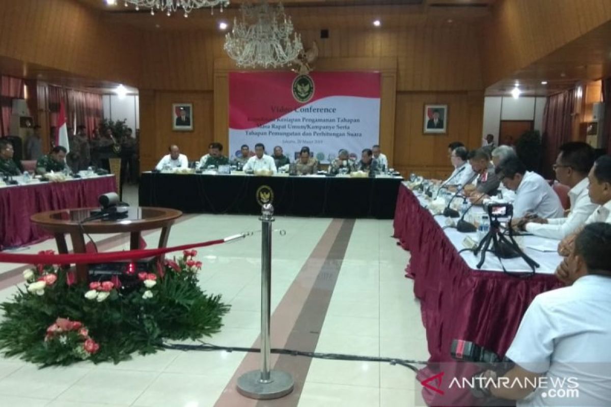 Wiranto gelar Rakor kesiapan pengamanan kampanye terbuka