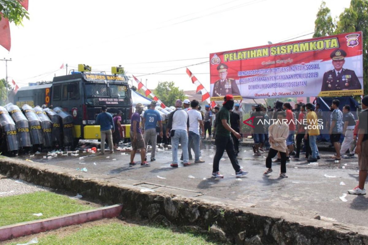 Polres Barsel tingkatkan kewaspadaan jelang Pemilu 2019