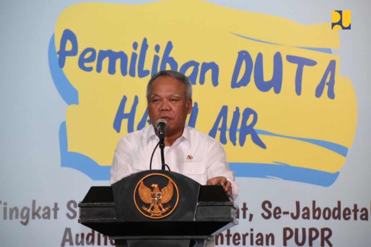 Menteri PUPR ajak milenial jaga sumber air Nusantara