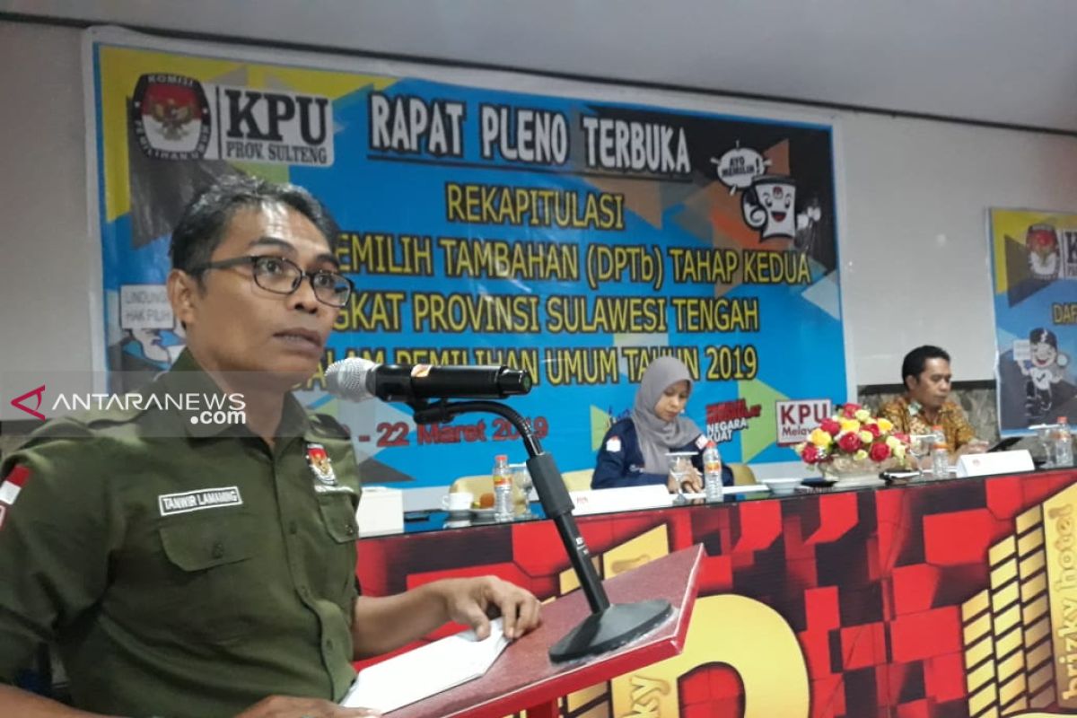 KPU Sulteng libatkan kabupaten/kota bahas DPT tambahan