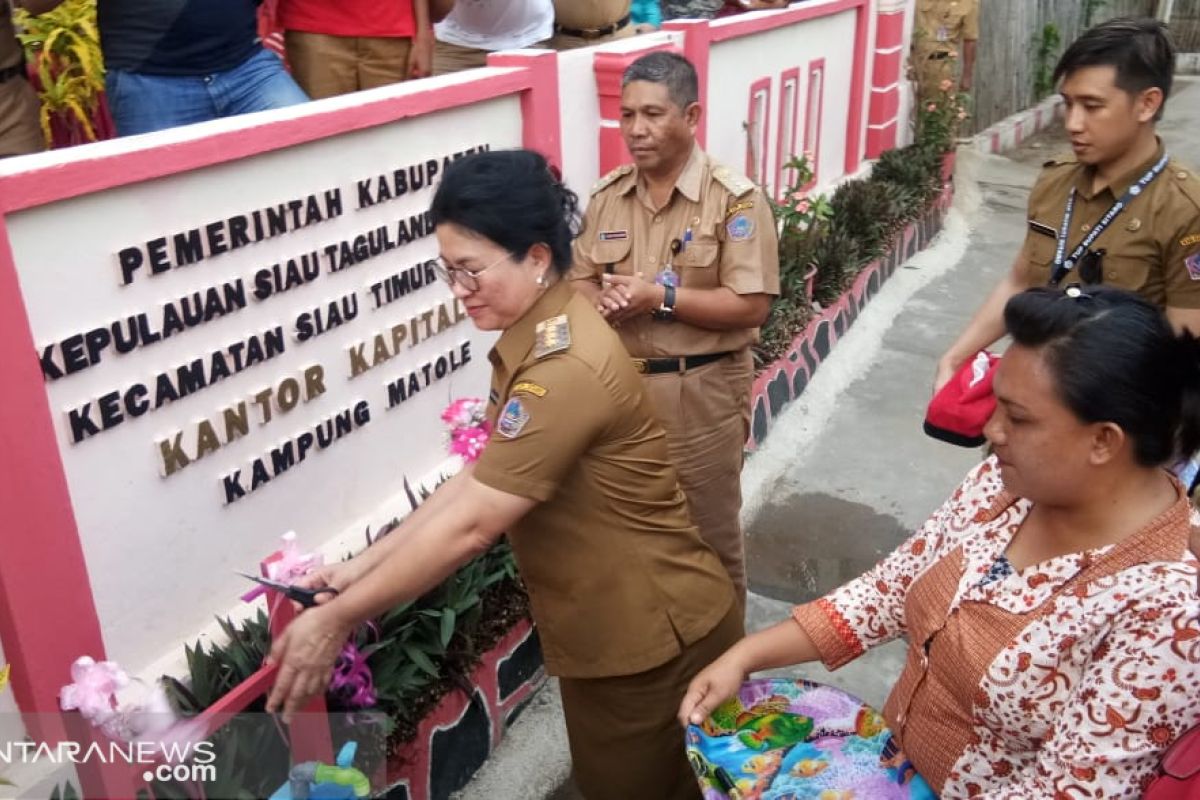 Bupati Sitaro resmikan Pamsimas di Matole