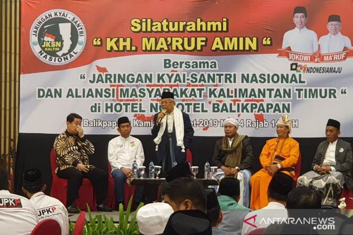 Tokoh Agama Balikpapan Deklarasikan Dukungan untuk Jokowi-Ma'ruf