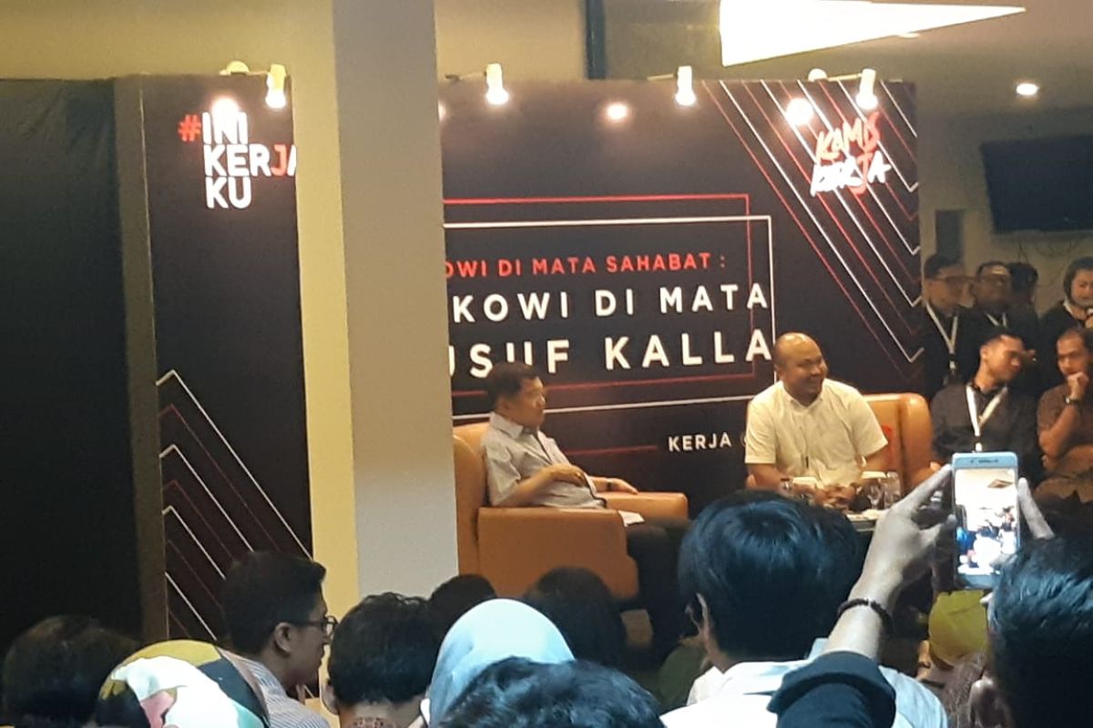 Jusuf Kalla berpesan Jokowi teruskan gaya merakyat