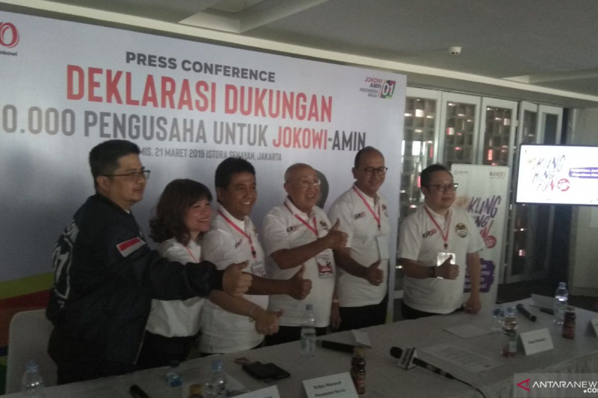 10.000 pengusaha akan deklarasikan dukungan bagi Jokowi-Ma'ruf