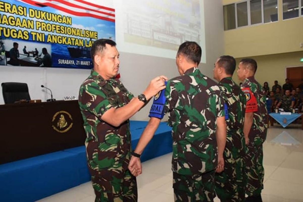Komandan Kodiklatal buka Latihan Operasi Dukungan TNI AL 2019