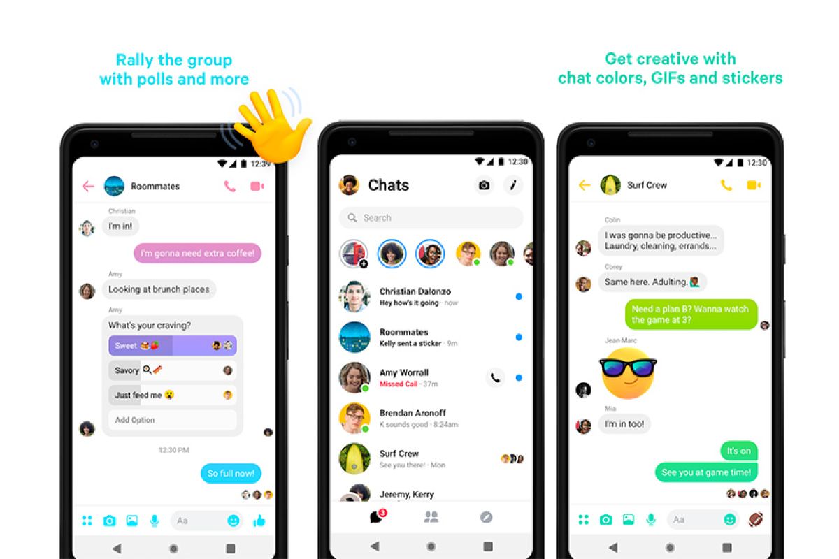 Facebook Messenger punya fitur kayak WhatsApp