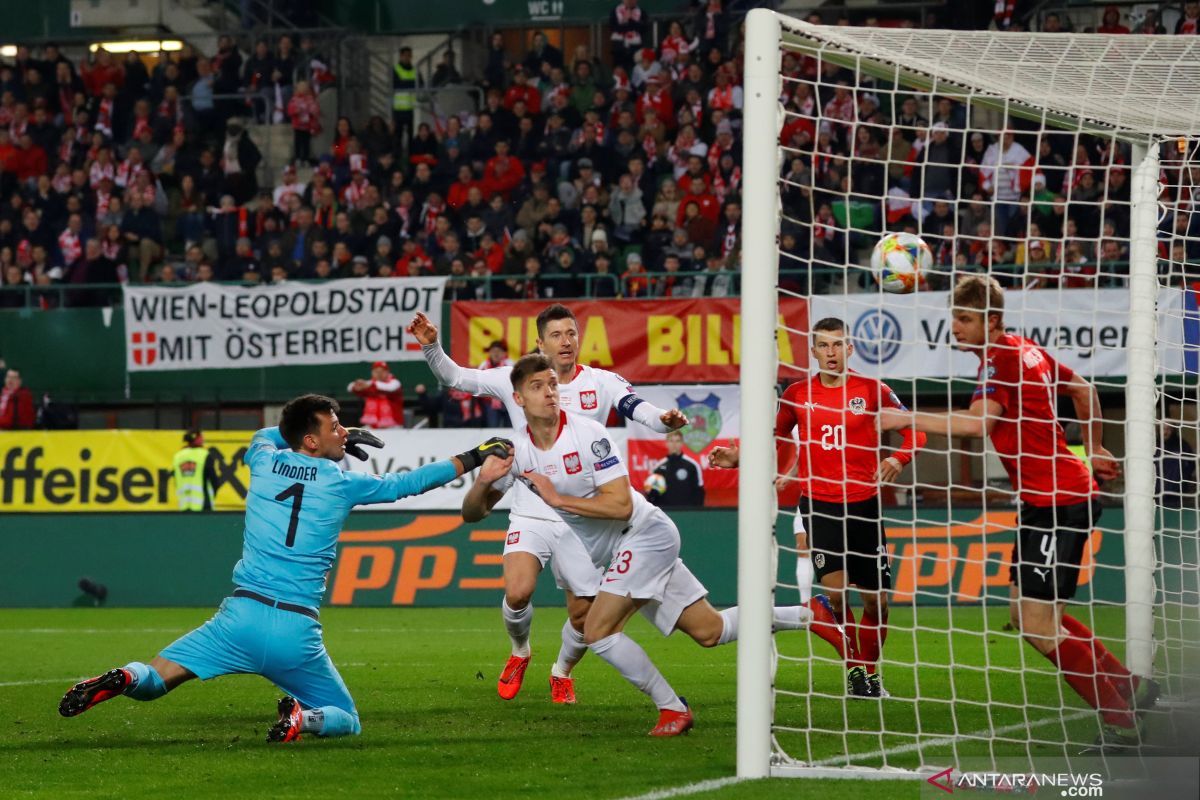 Gol Piatek pastikan kemenangan Polandia atas Austria pada pembuka kualifikasi Euro 2020