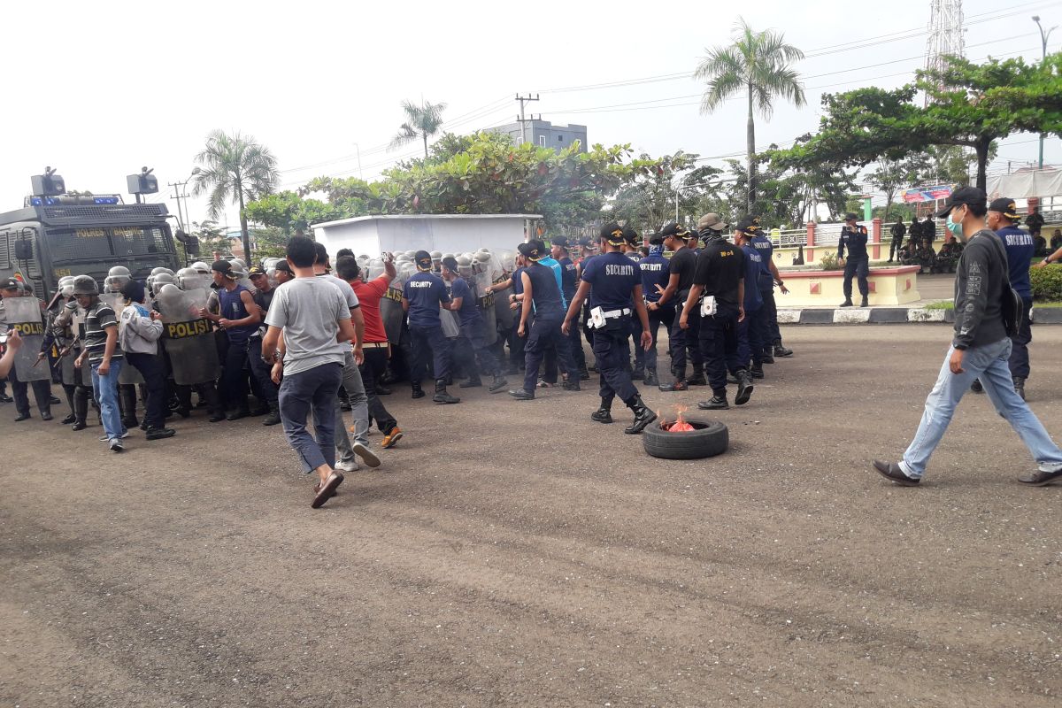 Polres Tabalong gelar pelatihan sispamkota  pemilu 2019