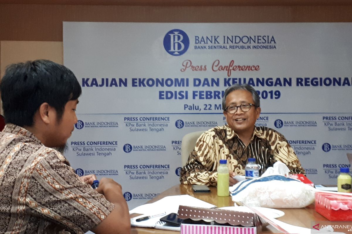 Pertumbuhan ekonomi Sulteng 2019diperkirakan 6,4 persen