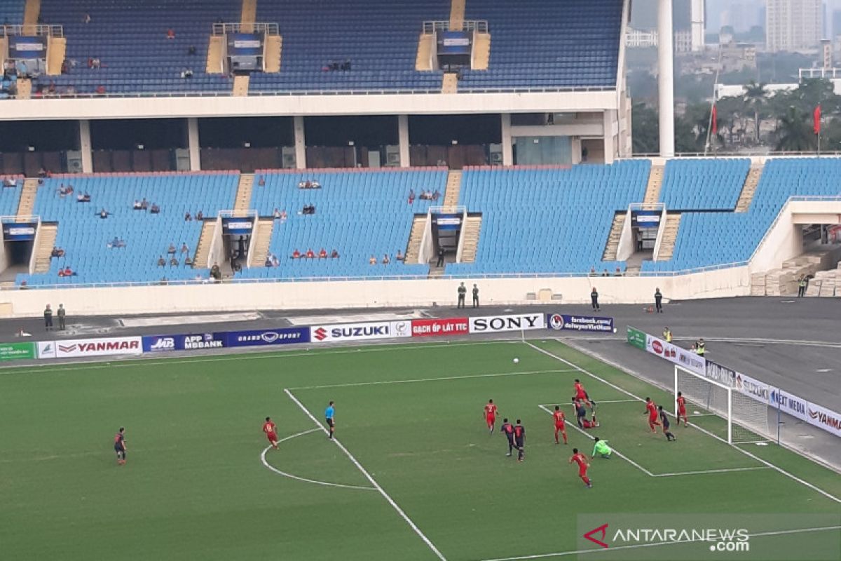 Indonesia tertinggal 0-1 dari Thailand babak pertama