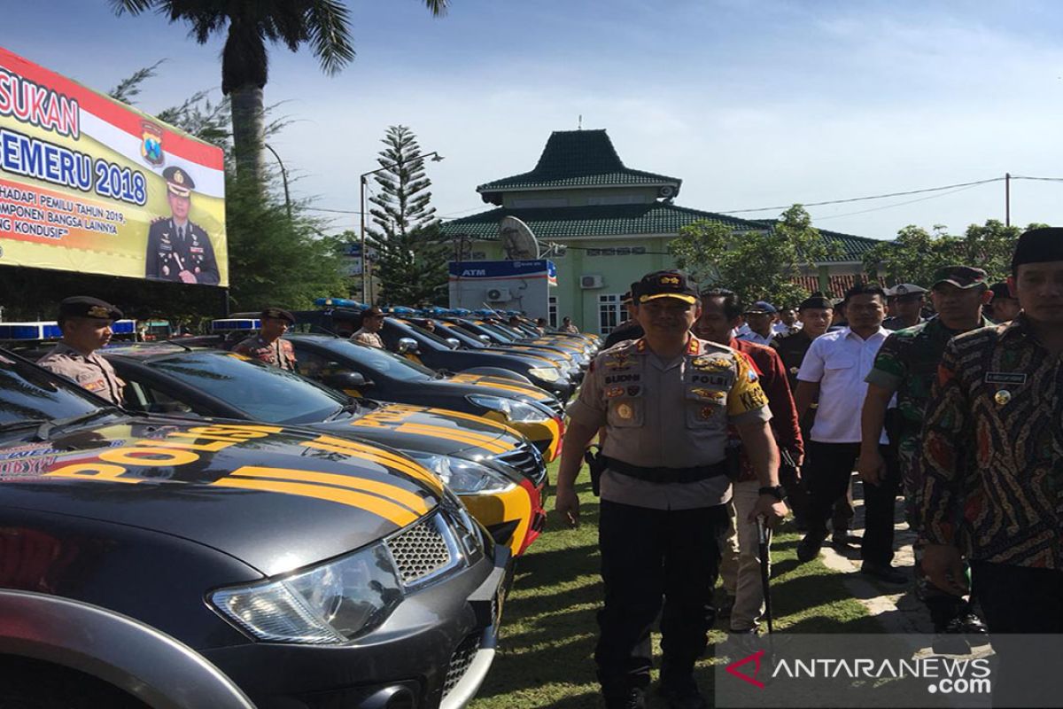 1.100 personel disiapkan untuk mengamankan pemilu 2019