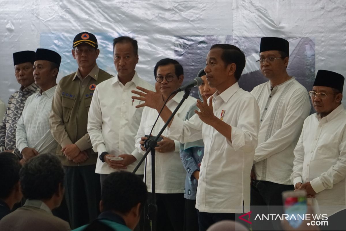 Presiden bertemu dengan korban gempa Lombok