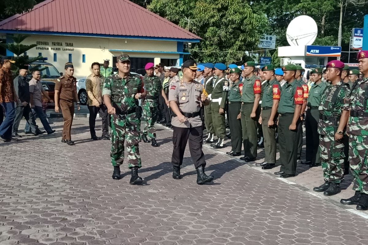 Polres Langkat gelar apel pengamanan pemilu