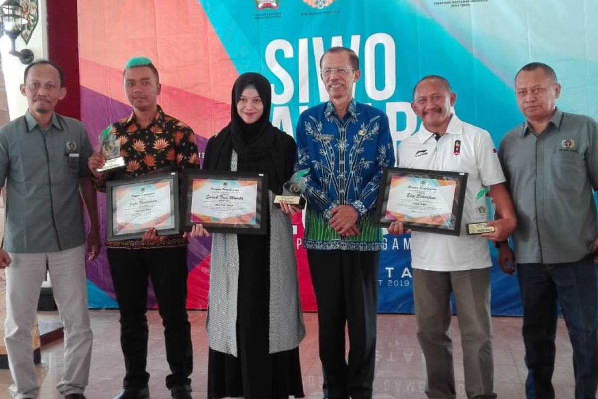 Jafro dan Sarah Monita atlet terbaik pilihan SIWO PWI Jatim