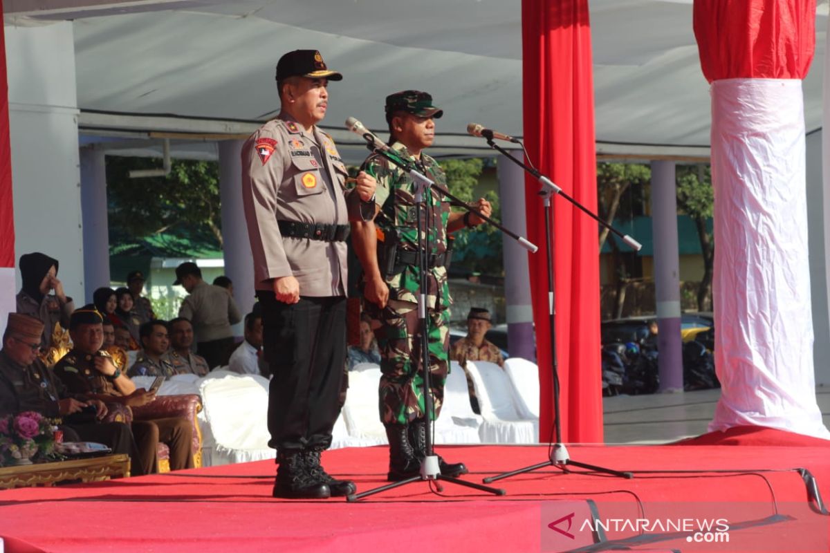 1.600 Personil TNI Gorontalo Siap Amankan Pemilu 2019