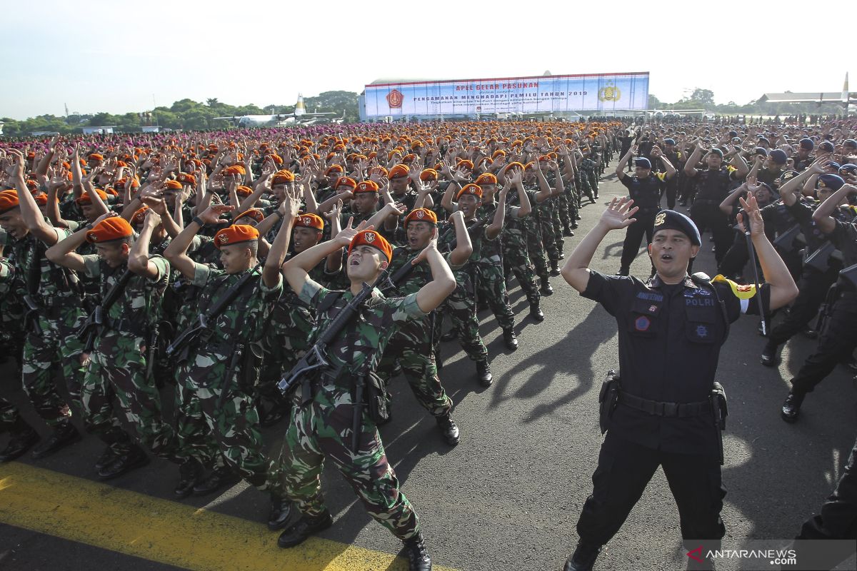 Kodam Sriwijaya siapkan 18.000 prajurit amankan Pemilu lima provinsi
