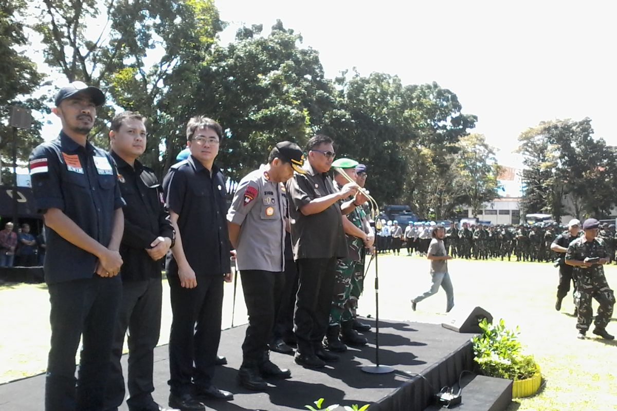 Gubernur apresiasi gelar apel pasukan pengamanan Pemilu