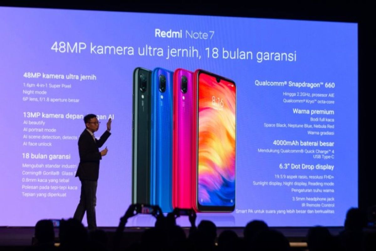 Smartphone Redmi Note 7 hadir di Indonesia