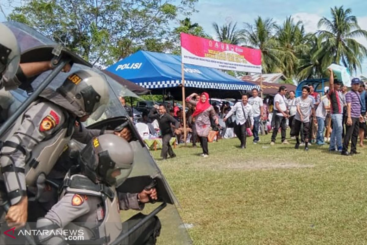 Polres Mukomuko gelar simulasi kerusuhan Pemilu