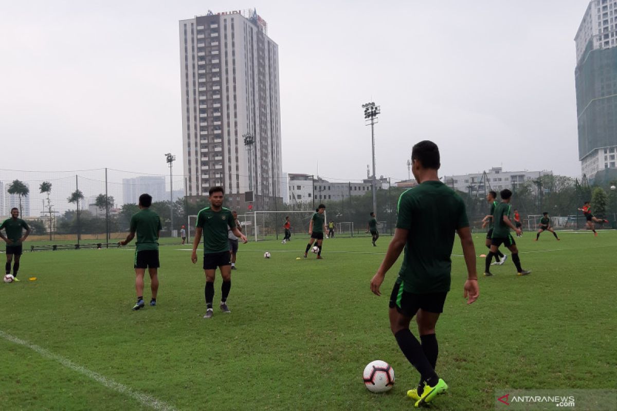 Timnas U-23 benahi mental jelang hadapi Vietnam  di Stadion Nasional My Dinh