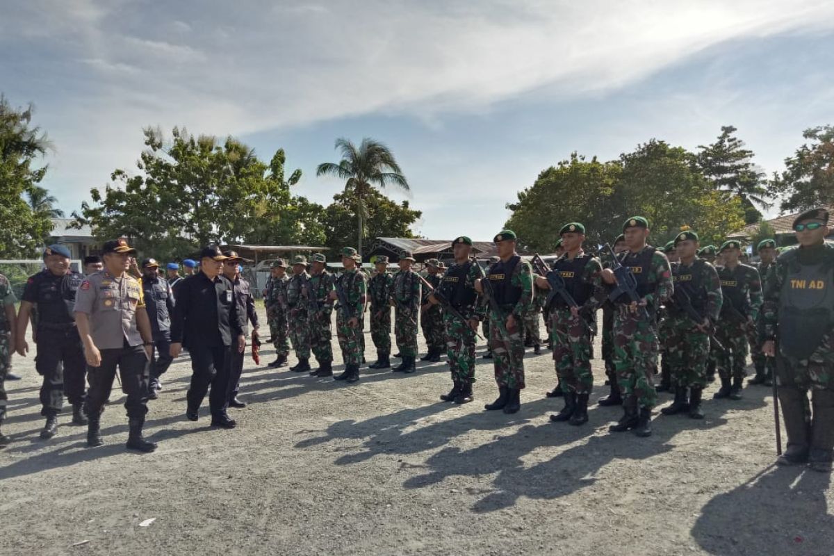 Polri-TNI kerahkan 846 personel pengamanan pemilu di Mimika
